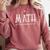 Math Teacher Halloween It's Nothing To Be Scared Of Comfort Colors Sweatshirt Crimson Math Teacher Halloween It's Nothing To Be Scared Of Comfort Colors Sweatshirt Crimson