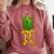 Math Teacher Hawaiian Shirts Pineapple Pi Day Symbol Comfort Colors Sweatshirt Crimson