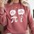 Math Teacher Math Student Be Real Get Rational Comfort Colors Sweatshirt Crimson