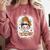 Messy Bun Spooky Teacher Bleached Halloween Teachers Comfort Colors Sweatshirt Crimson Messy Bun Spooky Teacher Bleached Halloween Teachers Comfort Colors Sweatshirt Crimson