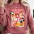 Mickey Mouse Teacher Life Comfort Colors Sweatshirt Crimson