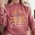 Montessori Teacher Comfort Colors Sweatshirt Crimson