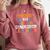 Multilingual Teacher Linguist Language ESL Teaching Comfort Colors Sweatshirt Crimson