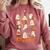 Music Teacher Orchestra Shirt Spooky Halloween Ghost Band Comfort Colors Sweatshirt Crimson