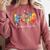 Music Teacher Tie Dye Appreciation Day Hello Back To School Men Women Comfort Colors Sweatshirt Crimson