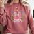 All You Need Is Love And Data Teacher Valentine's Day Comfort Colors Sweatshirt Crimson