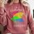 Nerdy Darwin's Finches Evolution Science Biology Teacher Comfort Colors Sweatshirt Crimson