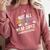 Not All Super Heroes Wear Capes Paraprofessional Teacher Comfort Colors Sweatshirt Crimson