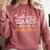 Nothing Scares Me I'm A Principal Teacher Halloween School For Men Women Kids Comfort Colors Sweatshirt Crimson
