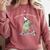 Off To Teach Preschool Pre-K Teacher Back To School Frog Comfort Colors Sweatshirt Crimson