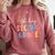 Oh Hey Second Grade First Day Of Teacher Girls Boys Kids Comfort Colors Sweatshirt Crimson