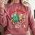 One Merry Teacher Groovy Christmas Tree Pjs Xmas Teacher Comfort Colors Sweatshirt Crimson One Merry Teacher Groovy Christmas Tree Pjs Xmas Teacher Comfort Colors Sweatshirt Crimson