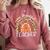 One Thankful Teacher Thanksgiving Rainbow Leopard Fall Comfort Colors Sweatshirt Crimson One Thankful Teacher Thanksgiving Rainbow Leopard Fall Comfort Colors Sweatshirt Crimson