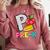 P Is For Pre-K Teacher Pencil Apple Back To School Comfort Colors Sweatshirt Crimson P Is For Pre-K Teacher Pencil Apple Back To School Comfort Colors Sweatshirt Crimson