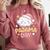 Pajama Day School Spirit Week Fun Cloud Teacher Comfort Colors Sweatshirt Crimson