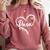 Para Heart Paraprofessional Teacher Paraeducator Comfort Colors Sweatshirt Crimson Para Heart Paraprofessional Teacher Paraeducator Comfort Colors Sweatshirt Crimson