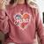 Para Heart Paraprofessional Teacher Paraeducator Comfort Colors Sweatshirt Crimson Para Heart Paraprofessional Teacher Paraeducator Comfort Colors Sweatshirt Crimson