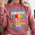 Parallel Lines Math Pun – Teacher Humor Comfort Colors Sweatshirt Crimson