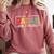 Paras Make It Possible Teacher Paraprofessional Paraeducator Comfort Colors Sweatshirt Crimson