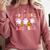 Pas De Boo-Ree Teachers Halloween Costume Ballet Dancers Comfort Colors Sweatshirt Crimson Pas De Boo-Ree Teachers Halloween Costume Ballet Dancers Comfort Colors Sweatshirt Crimson