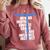 PE Physical Education Teacher For PE Teacher Comfort Colors Sweatshirt Crimson