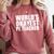 PE Teacher Comfort Colors Sweatshirt Crimson PE Teacher Comfort Colors Sweatshirt Crimson