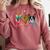 Peace Love Boston Terrier Tie Dye Dog Lover For Men Women Girls Kids Comfort Colors Sweatshirt Crimson