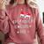 PEMDAS Math Teacher Halloween Costume Comfort Colors Sweatshirt Crimson