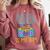 Physical Education Is My Jam PE Teacher Comfort Colors Sweatshirt Crimson