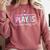 Play Is Learning Kindergarten Teacher Team Women Comfort Colors Sweatshirt Crimson Play Is Learning Kindergarten Teacher Team Women Comfort Colors Sweatshirt Crimson
