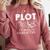Plot It Builds Character Book Reading Teacher Comfort Colors Sweatshirt Crimson Plot It Builds Character Book Reading Teacher Comfort Colors Sweatshirt Crimson