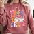 Pre-K Boo Crew Pre-K Teacher Student Kids Halloween Comfort Colors Sweatshirt Crimson