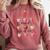 Pre K Is My Jam Teacher Team Crew Preschool Cute Strawberry Comfort Colors Sweatshirt Crimson