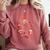 Preschool Pre-K Is My Jam Strawberry Girl Teacher Kids Comfort Colors Sweatshirt Crimson
