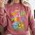 Preschool Teacher Kids Back To School Wild About Pre-K Comfort Colors Sweatshirt Crimson