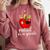 Pretend I'm A Pirate Teacher Apple Talk Like A Pirate Day Men Women Kids Comfort Colors Sweatshirt Crimson