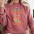 Psychology Teachers Love Brains Halloween For Psychologists Men Women Comfort Colors Sweatshirt Crimson
