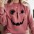 Pumpkin Artist Halloween Art Teacher Comfort Colors Sweatshirt Crimson