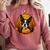 Pumpkin Boston Terrier Costume On Boston Terrier Halloween Comfort Colors Sweatshirt Crimson