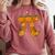 Pumpkin Pi Math Teacher Halloween Costume Geometry Comfort Colors Sweatshirt Crimson