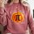 Pumpkin Pie Halloween Thanksgiving Math Teacher Pi Day Comfort Colors Sweatshirt Crimson