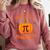 Pumpkin Pie Pi Math Teacher Shirt Halloween Men Adult Comfort Colors Sweatshirt Crimson