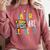 Readers Are Leaders Reading Book Lover Teacher Women Men Kid Comfort Colors Sweatshirt Crimson