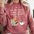 Reading 67 Six Seven Meme English Teacher Book Lover Comfort Colors Sweatshirt Crimson