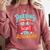 Reading Adventure Library Student Teacher Book Comfort Colors Sweatshirt Crimson
