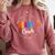 Reading Coach Teacher Interventionist Specialist Literacy Comfort Colors Sweatshirt Crimson