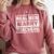 Real Men Marry Teachers Teacher Comfort Colors Sweatshirt Crimson