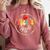 Recess Squad Crew Teachers Students Monitor Back To School Comfort Colors Sweatshirt Crimson