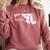 Red For Ed Maryland Teacher Public Education Comfort Colors Sweatshirt Crimson