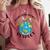 Reduce Reuse Recycle Respect Earth Day Teacher Girl Women Comfort Colors Sweatshirt Crimson Reduce Reuse Recycle Respect Earth Day Teacher Girl Women Comfort Colors Sweatshirt Crimson